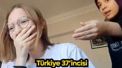 YKS'de 37. olan kızın heyecanı sosyal medyada viral oldu