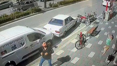 2 yaşındaki bebek pencereden düştü: İşte o anlar