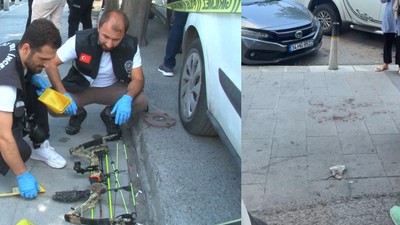 Bağcılar'da tartıştığı imama okla saldırdı