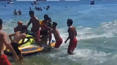 Küçükçekmece sahilinde boğulan çocuk için zamanla yarış kamerada