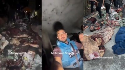 İsrail ordusu, sığındıkları okulda sabah namazı kılan masumları hedef aldı: En az 100 Filistinli hayatını kaybetti