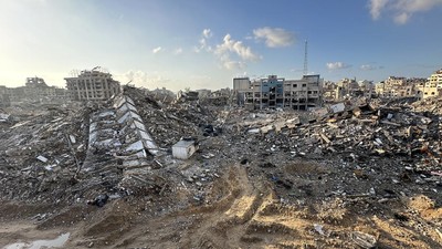 İsrail'in katliamı BM'nin uydu görüntülerinde: Gazze'de bomba düşmemiş alan yok