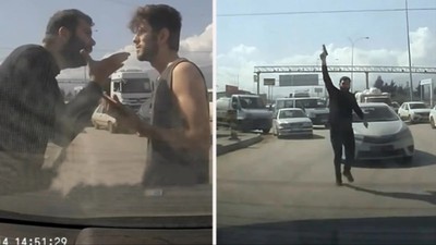 Hatay'da tepki çeken olay! Sivil polisler yol vermeyen genci silahla kovaladı