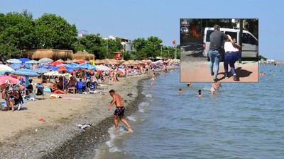 Tekirdağ'da 9 çocuklu plaj sapığı gözaltına alındı