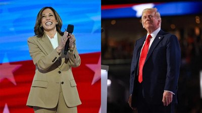 Kamala Harris, Donald Trump'tan dört kat fazla bağış topladı
