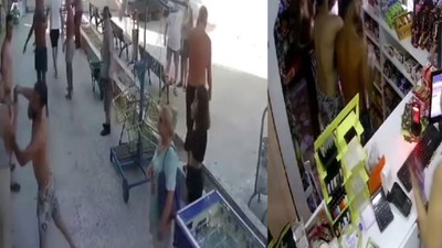 Büyükçekmece'de tekelde çalışan kız kabusu yaşadı! Magandalardan dişleri kıran yumruk kamerada