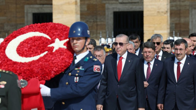 30 Ağustos Zaferi'nin 102. yılı | Devlet erkanı Anıtkabir'de! Cumhurbaşkanı Erdoğan: Kararlılıkla yürüyoruz