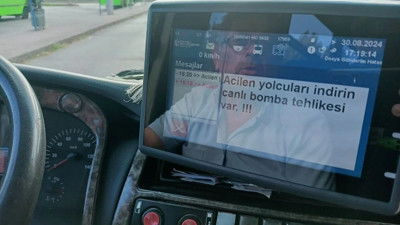 Otobüslere "canlı bomba" mesajı gönderen şüpheliler gözaltına alındı