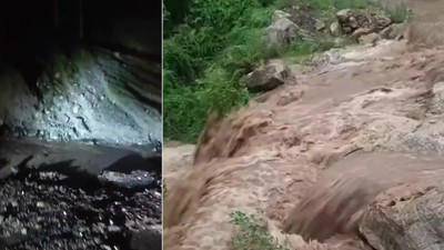 Hatay'da heyelan nedeniyle yayla yolu ulaşıma kapandı