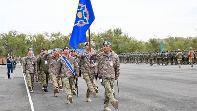 Kazakistan'da KGAÖ Barış Güçlerinin 'Sarsılmaz Kardeşlik-2024' Tatbikatı Başladı
