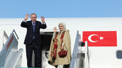 Cumhurbaşkanı Erdoğan, Arnavutluk'a gitti! Ülkede hazırlıklar tamam