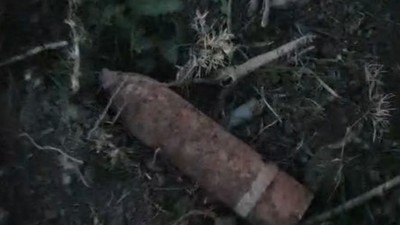 Haymana'da 103 yıllık patlamamış top mermisi bulundu