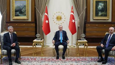 Cumhurbaşkanı Erdoğan, Laszlo Köver'i kabul etti