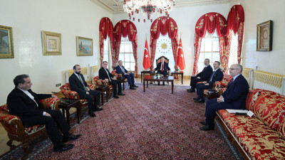 Cumhurbaşkanı Erdoğan, 4 ülkenin dışişleri bakanlarını kabul etti