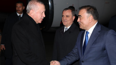 Cumhurbaşkanı Erdoğan Dünya İklim Eylemi Zirvesi'ne katılmak üzere Cumhurbaşkanı Erdoğan Azerbaycan'da