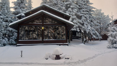 Uludağ'da ekonomik tatil isteyenler bungalovları tercih etti