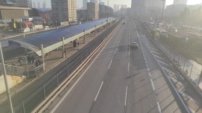 İstanbul yılın ilk gününde bomboş: Trafik yoğunluğu yüzde 1 olarak ölçüldü