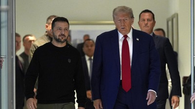 Zelenskiy'den, Trump'a: Barış kılıç ve kalkanla sağlanır