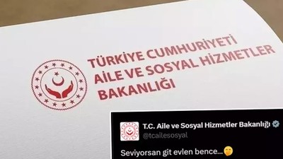 Bakanlıktan 14 Şubat paylaşımı: Seviyorsan git evlen bence