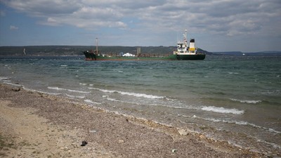 Çanakkale Boğazı'nda tanker kazası