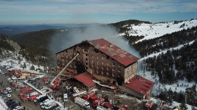 Kartalkaya'da 78 kişiye mezar olan otel faciasının yeni görüntüleri çıktı! Felaket 'D9' ile başlamış