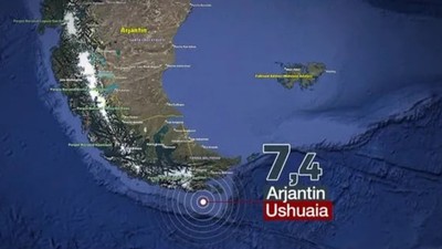 Arjantin'de 7.4 büyüklüğünde deprem | Can ve mal kaybı yok: Sadece mobilyalar sallandı