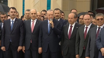 Cumhurbaşkanı Erdoğan, KKTC'de