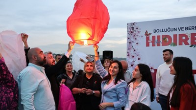Beykoz'da baharın gelişini simgeleyen Hıdırellez kutlandı