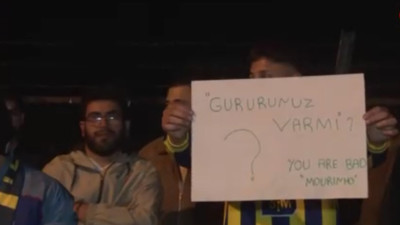 Samandıra'da Fenerbahçeli taraftarlardan tepki!