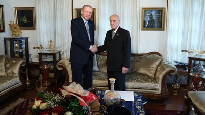 Cumhurbaşkanı Erdoğan, Bahçeli ile görüştü