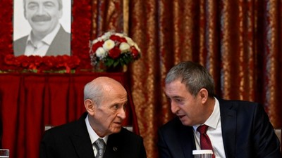 MHP lideri Devlet Bahçeli, Sırrı Süreyya Önder'i anma töreninde