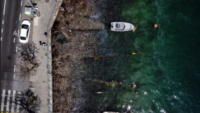 İstanbul'da müsilaj alarmı! Kınalıada açıkları beyaza büründü