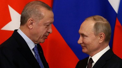 Cumhurbaşkanı Erdoğan Putin ile görüştü