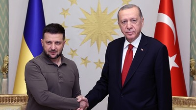 Cumhurbaşkanı Erdoğan, Ukrayna Devlet Başkanı Zelenski ile görüştü