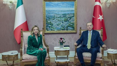 Cumhurbaşkanı Erdoğan, İtalya Başbakanı Meloni ile telefonda görüştü