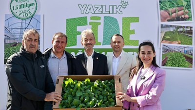 Beykoz Belediyesi’nden çiftçilere 1 milyon 50 bin yazlık fide desteği