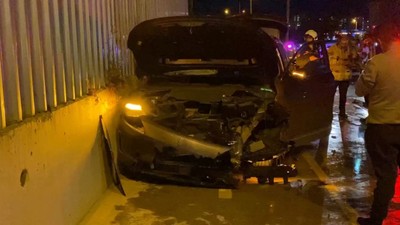 İstanbul Başakşehir’de cip ile otomobil çarpıştı: 5 yaralı