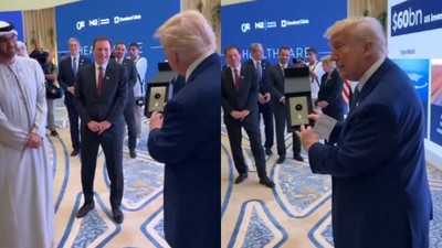 BAE'den Donald Trump'a anlamlı hediye! Tatmin olmadı: Heyecanlanmamı beklemeyin