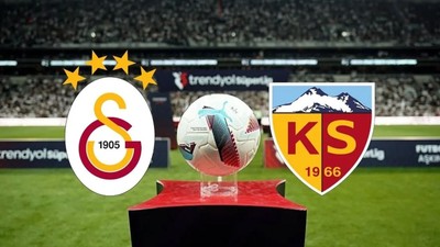Galatasaray - Kayserispor maçı ilk 11'leri