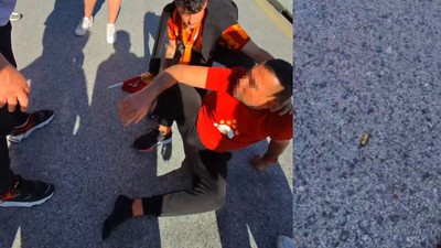 Kadıköy’de Galatasaraylı taraftara silahlı saldırı kamerada