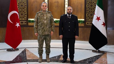MSB heyeti, Suriye Savunma Bakanı Kasra ile bir araya geldi