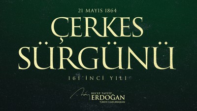 Cumhurbaşkanı Erdoğan'dan 'Çerkes Sürgünü' paylaşımı