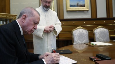 Cumhurbaşkanı Erdoğan, Türkiye Diyanet Vakfına kurban bağışında bulundu