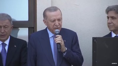 Cumhurbaşkanı Erdoğan İstanbul'da Tarihi Gümrükçü İshak Ağa Camii açılışında konuştu