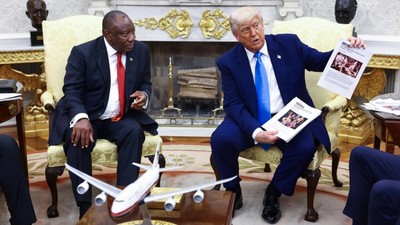 Trump'ın Güney Afrika liderini soykırımla suçlayıp gösterdiği görsellerin Kongo’da çekildiği ortaya çıktı