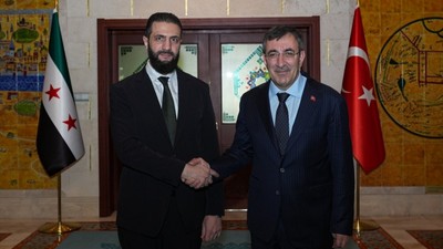 Ankara’da tarihi temas: Cumhurbaşkanı Yardımcısı Yılmaz, Şara ile görüştü
