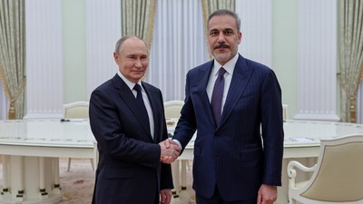 Dışişleri Bakanı Fidan, Vladimir Putin ile görüştü
