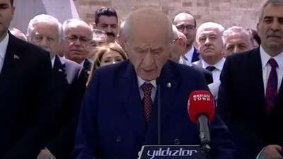 Devlet Bahçeli Ülkücü Şehitler Anıtı'nı ziyaretinde konuştu: Her şeyin bir vakti var