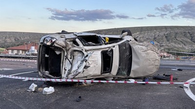Çankırı'da otomobil takla attı: 1 ölü, 3 yaralı