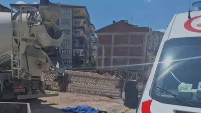 Diyarbakır'da feci ölüm... Beton mikserinin pompasına sıkıştı